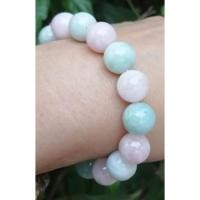 ราคา กำไลหินนำโชคแบริล ขนาด 12.5 มิล ขนาด18เซนติเมตร (6417951812)