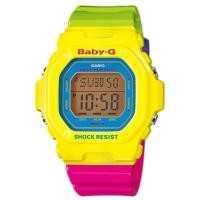 ราคา Casio Baby-G นาฬิกาข้อมือผู้หญิง สายเรซิ่น รุ่น BG-5607-9 - สีหลากสี (283188194)