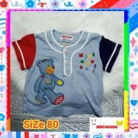 ราคา เสื้อยืดMikiHouseแท้มือสองSize80 (12158438877)