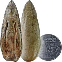 ราคา พระปางเปิดโลกยืนตอเม็ดทองหลาง กำแพงเพชร (พิมพ์กลาง) เนื้อดินสีน้ำตาลแดง-หายากสุดๆ (17295275829)
