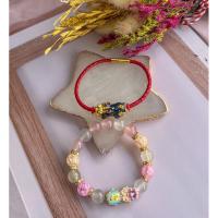 ราคา (LK044)ข้อมือลูกปัดใสผสมลูกปัดหินไอซ์ควอตซ์+ปี่เซียะเบบี้+ข้อมือปี่เซียะสายหนัง (22968567202)