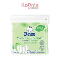 ราคา [แพ็คคู่] D-nee Purified Cotton Buds [100pcs x 2pcs] ดีนี่ สำลีก้าน คอตตอนบัต. (23043080096)