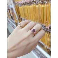 ราคา #แหวนนาคหัวพลอยแดงโกเมนล้อมเพชร (14042952520)