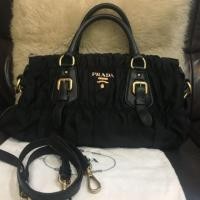 ราคา Prada tessuto gaufre nero (852569193)