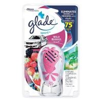 ราคา น้ำหอมปรับอากาศรถ GLADE สปอร์ต ไวด์เบอร์รี่ 7 มล. CAR AIR FRESHENER GLADE SPORT WILD BERRIES 7ML. (20634132304)