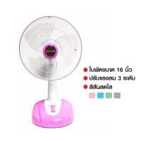 ราคา พัดลมตั้งโต๊ะ Hinata พัดลม ขนาด 16 นิ้ว 3 ใบพัด (22333353887)