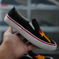 Thrasher x sales vans slip on