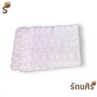 ราคา สไบลูกไม้ ผ้าสีขาวล้วน สไบนาค สไบขาว (22547957377)