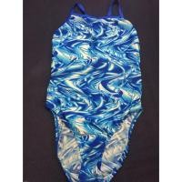 ราคา ชุดว่ายน้ำคนอ้วนมือสอง สีน้ำเงิน/ขาว (170677543)