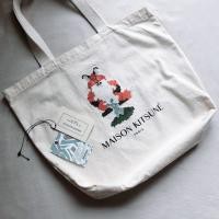 ราคา ถุงผ้า Maison Kitsune แท้ งานปัก (2402430728)