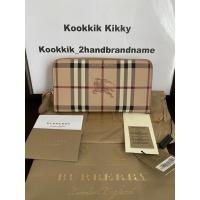 ราคา Kept unused กระเป๋าสตางค์Burberry ปี2019 ของแท้ (10655797322)