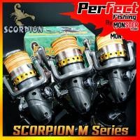 ราคา รอกสปินนิ่ง รอกตกปลา สกอเปี้ยน SCORPION M Series M3000/M4000/M5000 ( GRAY-GOLD ) (18056424480)