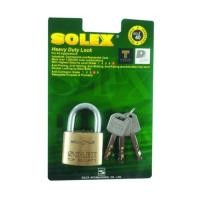 ราคา กุญแจคล้อง สั้น SOLEX MACH II-PLUS 40MM ทอง (8937557758)