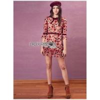 ราคา ฟรี EMS ชุดเดรสสั้น งานป้าย Lady Ribbon Thailand เสื้อผ้าแฟชั่นผู้หญิง Dress Size S/M สีแดง พร้อมส่งสวยเหมือนแบบ (1058153168)