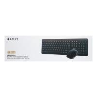 ราคา HAVIT Combo KB260GCM Keyboard + Wireless Mouse (Black) (20111289138)