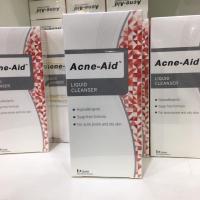 ราคา Exp.2023 ❤️ Acne-Aid liquid cleanser 100 ml. สำหรับผิวมัน มีบริการเก็บเงินปลายด้วยนะ (6543793430)