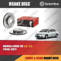 ราคา Brembo จานเบรค HONDA CIVIC FD 1.8 i-Vtec, 2.0 i-Vtec ฮอนด้า ซีวิค FD 1.8 i-Vtec, 2.0 i-Vtec [คู่หน้า, คู่หลัง] (21075404698)