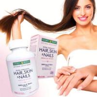 ราคา ไบโอตินวิตามินบำรุงผิว ผม เล็บ นำเข้าจากอเมริกา Nature's Bounty Hair, Skin and Nails บรรจุ 250 Softgels (17965494588)