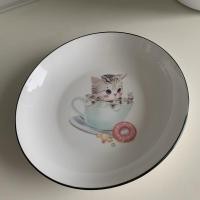 ราคา จาน ลายน้องแมวเหมียวน่ารัก (4659112500)