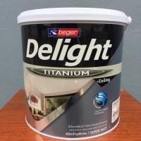 ราคา สีทาฝ้าเพดาน เบเยอร์ Delight ***ถูกที่สุด ถูกและดีคุณภาพ*** ขนาดแกลลอน (3.785 ลิตร) (7206576019)