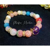 ราคา (กำไลหินเสริมเสน่ห์ การเงิน ความสุข พลังบวก) กำไลหินมณีใต้น้ำ เพชรพญานาค เพชรพญานาคสีม่วง กำไลหินมงคล แฮนด์เมด Handmade (17424033890)