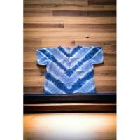 ราคา เสื้อมัดย้อมแขนสั้นเอวลอย (22742696989)