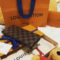 ราคา กระเป๋าสตางค์หลุยส์ Clemence wallet ลาย DaMier แท้100% (1601957835)