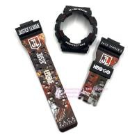 ราคา กรอบสาย G-SHOCK แท้✅ สีดำด้านฟอนต์แดงสลับขาว สกรีนลาย Justice League ใส่ได้กับรุ่น GA-100 ,GA-110 ,GA-120 ,GAX-100 ,GD (19119326178)