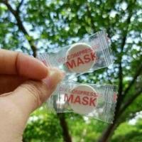 ราคา 3 อัน 5 บาท มาส์กหน้า เม็ดมาร์คหน้า แผ่นมาร์คหน้า DIY แผ่นมาร์คหน้าอัดเม็ด มาร์คหน้า สูตรธรรมดา มาร์คเส้นใยธรรมชาติ Mask (7035918357)