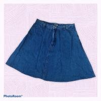 ราคา กระโปรงยีนส์สาวอวบ คนอ้วน (11606028981)