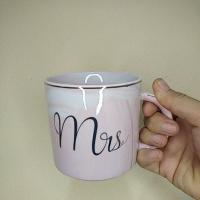 ราคา แก้วกาแฟคู่ลายหินอ่อน สีชมพู สีฟ้า (8851839647)