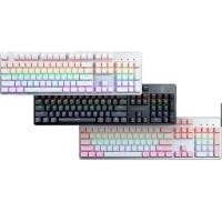 ราคา NUBWO X21 X-LUSION m+ RGB Mechanical Gaming Keyboard คีย์บอร์ดเกมมิ่ง - สีดำ/สีชมพู/สีขาว (9869483409)