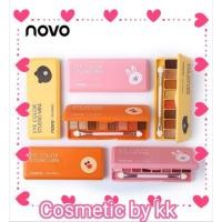 ราคา โนโว novo silk slide 8 color eye shadow eye color studio mini line friends อายแชโดว์รูปไลน์ (5916459064)