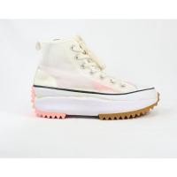 ราคา converse run star hike pink white mesh เบอร์38 (20927228936)
