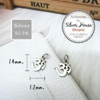 ราคา จี้เงินแท้​ 92.5% จี้อักษรโอม​ ॐ​ เงินแท้​ (18009635278)