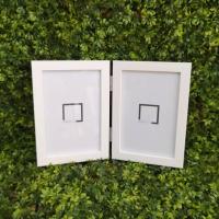 ราคา กรอบรูปคู่ บานพับ ขนาด 3x4 4x6 5x7 6x8 8x10 นิ้ว A4 และทะเบียนสมรส ***กระจก*** (7240491654)