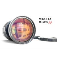 ราคา เลนส์ minolta AF red Zoom 28-135mm f4-4.5 มีMacroMount A หน้าเลนส์ขนาด 72 มม. พร้อมฝาหน้าท้าย (20506906362)