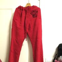ราคา Abercrombie Fitch รุ่น Sweatpants classic ขนาด L สีแดง (89304209)
