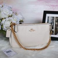 ราคา #พอชโค้ชโซ่ #กระเป๋าสะพายCoach ของแท้ 100% LARGE WRISTLET 19 #COACH #F30258 BLACK (5300340617)