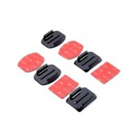 ราคา 4pcs Flat Mounts&Curved Mounts + 3M Adhesive Pads Set for Gopro Hero 3 3+ 4 (7253747536)