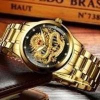 ราคา ใหม่ล่าสุด ❗️❗️❗️ Longbo Watch ลองโบวอช ลายมังกรทอง รับทรัพย์ นำโชคตัวขายดี (2588166291)