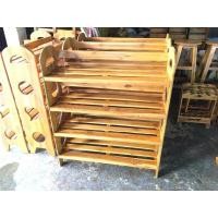 ราคา ชั้นวางรองเท้าไม้สักทอง 4 ชั้น เคลือบเงา สวยงาม (5870561983)