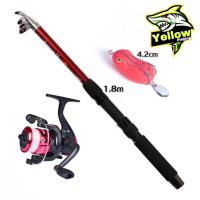 ราคา ชุดเบ็ดพร้อมตก 1 เซ็ตมี คันเบ็ด รอก เอ็น กบยาง เบ็ดตกปลาพร้อมคัน (5349346628)