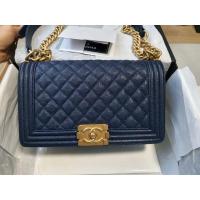 ราคา like new chanel boy10 navy Holo26 GHW (3172663489)