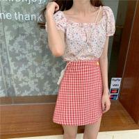 ราคา เสื้อแขนตุ๊กตาลายดอกสีชมพูน่ารัก (3734949046)