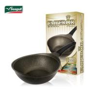ราคา Seagull กระทะเคลือบหินอ่อนทรงลึก Emperor ขนาด 28 ซม. รหัส 150000692 (4834319178)