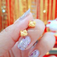 ราคา ต่างหูหุ้มทอง100%คิตตี้ (10869915458)