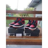 ราคา Nike Air Jordan 1 Mid Banned (Bred) 2020 มือ 1 ของแท้ 100% (3767561124)