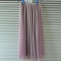 ราคา (มือสอง)กระโปรงยาวกลิตเตอร์และผ้าตาข่ายเอวยางยืด (23031526723)