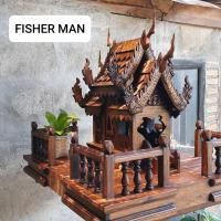 ราคา ศาลพระภูมิ ศาลพระภูมิไม้สัก ขนาด 16 นิ้ว (Spirit House) (2521101725)